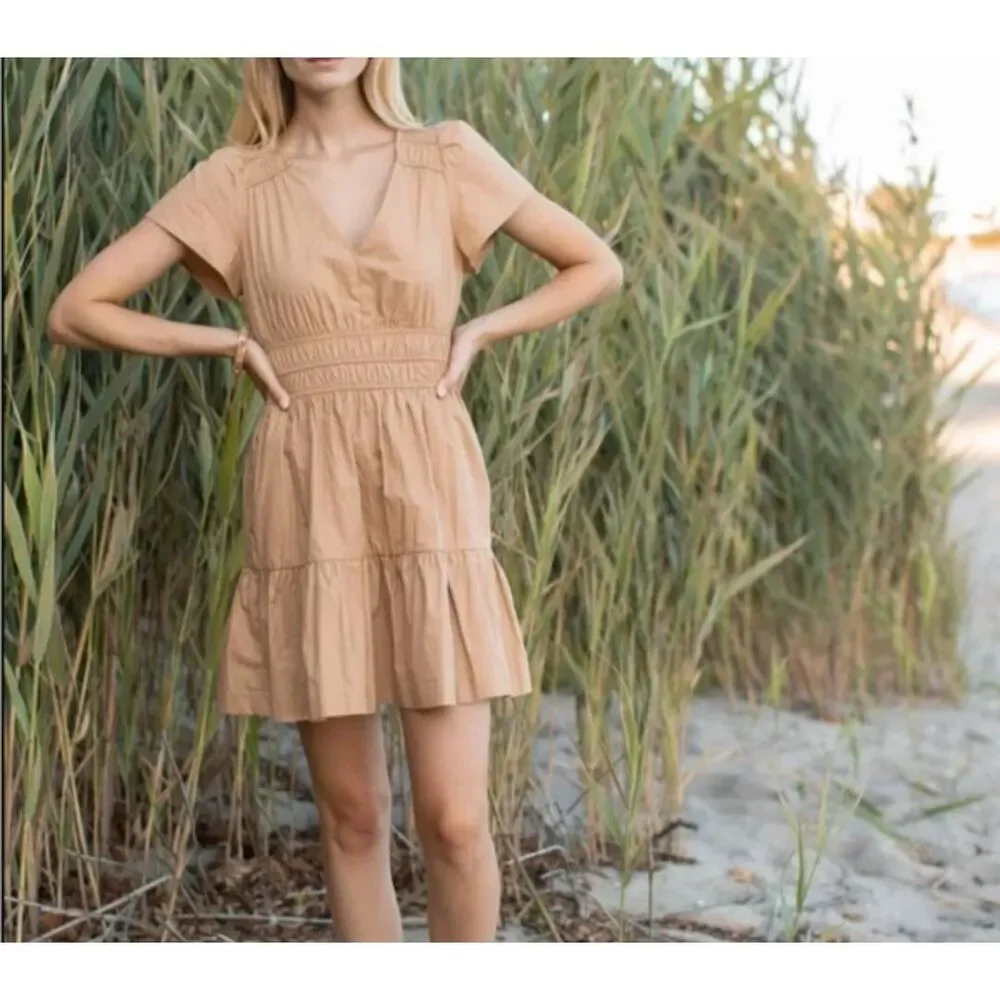 NWT MAREA Anna Dress in Camel sz Small